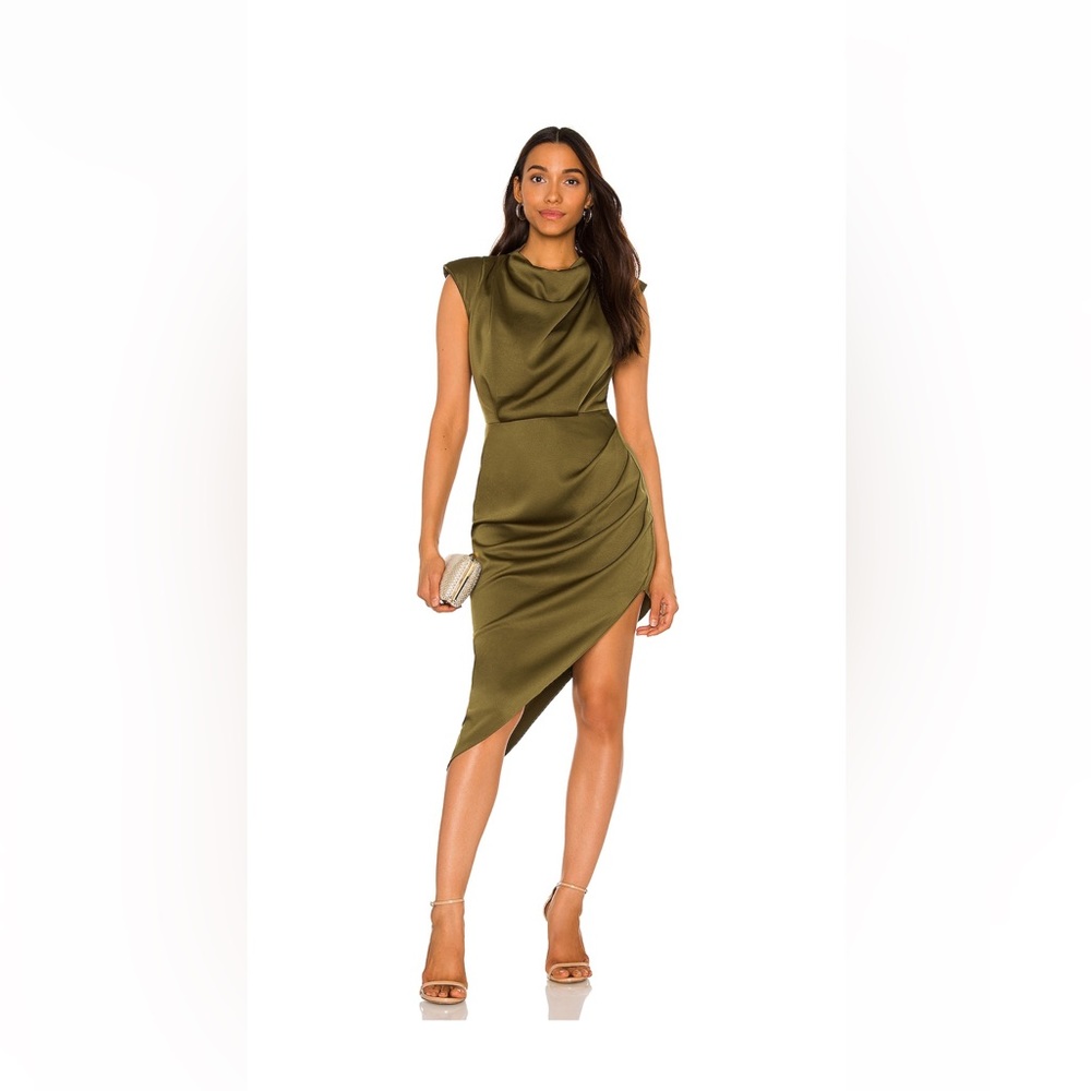 ELLIATT x REVOLVE REMINGTON DRESS. Size Small. Khaki green. perfect for holidays